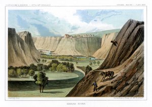 Il fiume Marias, Montana, USA, 1856