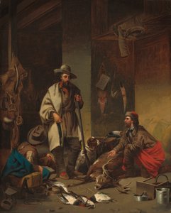 La Capanna del Trapper da John Mix Stanley