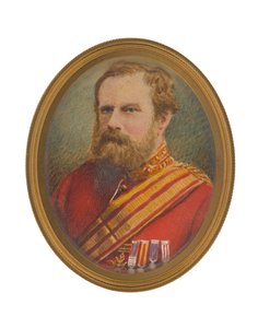 Tenente Generale David Pott (1812-1881) in uniforme di stato maggiore da John Moffat