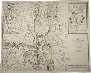 Mappa della provincia di New York con parte della Pennsylvania e del New England, da un rilevamento effettivo del capitano Montresor, ingegnere, 10 giugno 1775