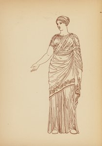Costume femminile greco antico da John Moyr Smith