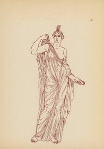 Costume femminile greco antico da John Moyr Smith