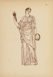 Costume femminile greco antico da John Moyr Smith