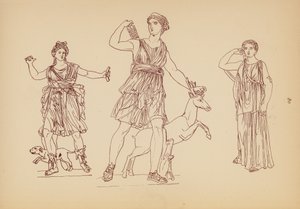 Costume femminile greco antico da John Moyr Smith