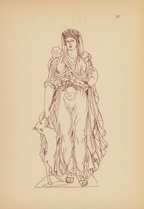 Costume femminile greco antico da John Moyr Smith