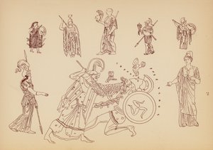Costume femminile greco antico da John Moyr Smith