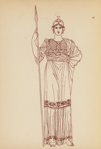 Costume femminile greco antico da John Moyr Smith