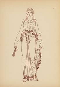 Costume Femminile Greco Antico da John Moyr Smith