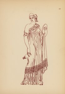 Costume femminile greco antico da John Moyr Smith