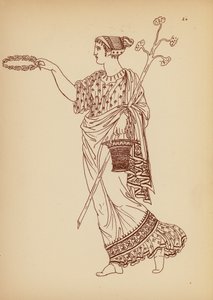 Costume Femminile Greco Antico da John Moyr Smith