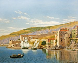 Veduta di Villefranche-sur-Mer, Francia