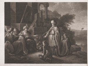 Hiram Re di Tiro, invia doni al Re Salomone