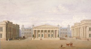 Trafalgar Square, Westminster, Londra, 1828