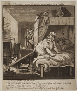Un estintore brevettato, un modo sicuro e facile per spegnere una candela, 1801 da John Nixon
