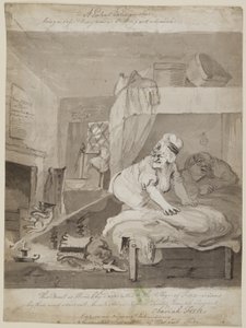Un estintore brevettato, un modo sicuro e facile per spegnere una candela, 1801 da John Nixon