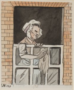 Cameriera che pulisce la finestra, 1789