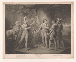 Richard Plantagenet e il conte di Somerset presso i cespugli di rose da John Ogborne (I)