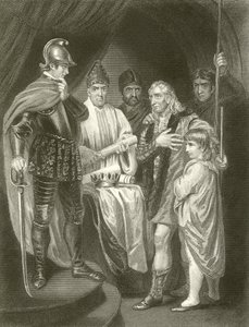 Balliol che cede la sua corona a Edoardo I da John Opie