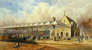 Stazione ferroviaria da John Osborn Brown