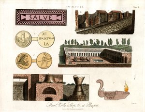 Manufatti ed edifici antichi a Pompei da John Pass