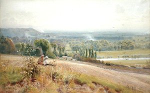 Vista da Hedsor Hill sul Tamigi, vicino a Cookham da John Pedder