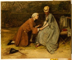 La proposta, 1869 da John Pettie
