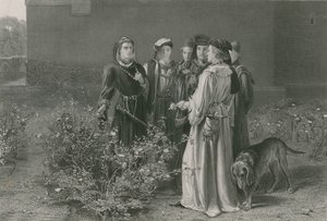 La scena nel giardino del tempio, Re Enrico VI, Prima Parte da John Pettie