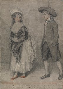 Egli la Segue Subito come un Bue va al Macello (Proverbi, Capitolo VII, Verso 22) da John Raphael Smith
