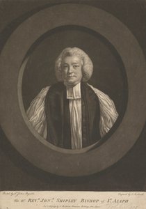 Reverendo Jonathan Shipley, Vescovo di St. Asaph da John Raphael Smith