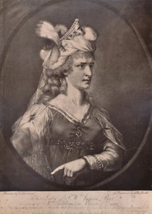 Sarah Siddons, attrice gallese, come Zara nella commedia di William Congreve La Sposa in Lutto, c1783 1894 da John Raphael Smith
