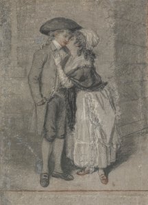 Così lo prese e lo baciò (Proverbi, Capitolo VII, Versetto 13) da John Raphael Smith
