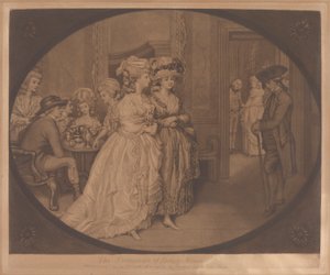 La Passeggiata a Carlisle House da John Raphael Smith
