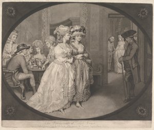 La Passeggiata a Carlisle House da John Raphael Smith