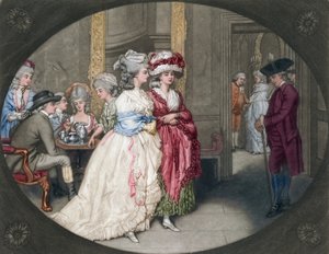La passeggiata a Carlisle House, 1781 da John Raphael Smith