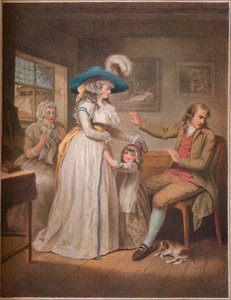 Il genitore virtuoso. Laetitia cerca invano di riconciliare i suoi genitori, 1789 da John Raphael Smith