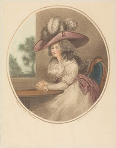 Anne Ward Morland (Delia in città) da John Raphael Smith after George Morland