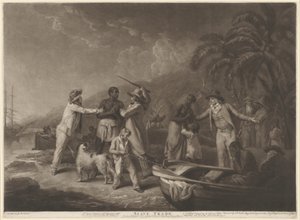Commercio di schiavi da John Raphael Smith after George Morland