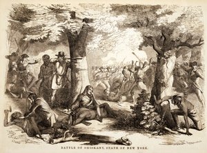 Battaglia di Oriskany, Stato di New York, pub. 1867