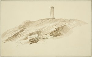 Faro su Flat Holm da John Reverend Eden