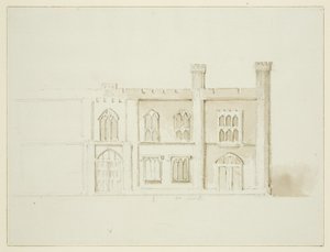 Piano di Mr. Garrard per i proposti edifici municipali in Queen Square