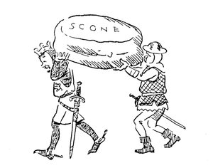 Re Edoardo I Ruba La Pietra Di Scone