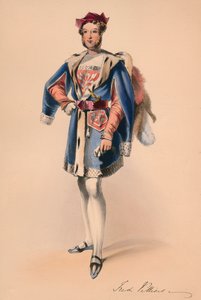 Frederick Child-Villiers in costume per il Bal Costumé della Regina Vittoria, 12 maggio 1842, 1843 da John Richard Coke Smyth