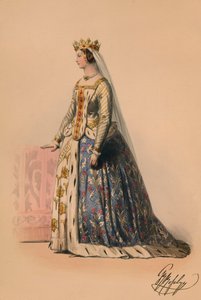 Ospite in costume per il Ballo in Costume della Regina Vittoria, 12 maggio 1842