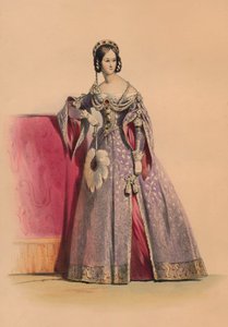Ospite in costume per il ballo in costume della regina Vittoria, 12 maggio 1842, 1843