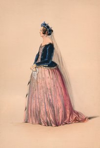 Ospite in costume per il Bal Costumé della Regina Vittoria, 12 maggio 1842, 1843