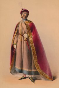 Ospite in costume per il Bal Costumé della Regina Vittoria, 12 maggio 1842 da John Richard Coke Smyth