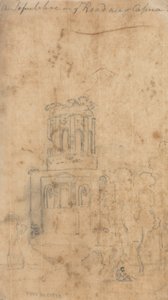 Un sepolcro nella strada vicino a Capua da John Robert Cozens