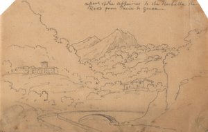 Ascesa degli Appennini alla Rochetta da John Robert Cozens