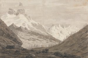 Tra Chamonix e Martigny da John Robert Cozens