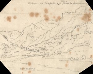 Tra La Chapelle e St. John de Maurienne da John Robert Cozens